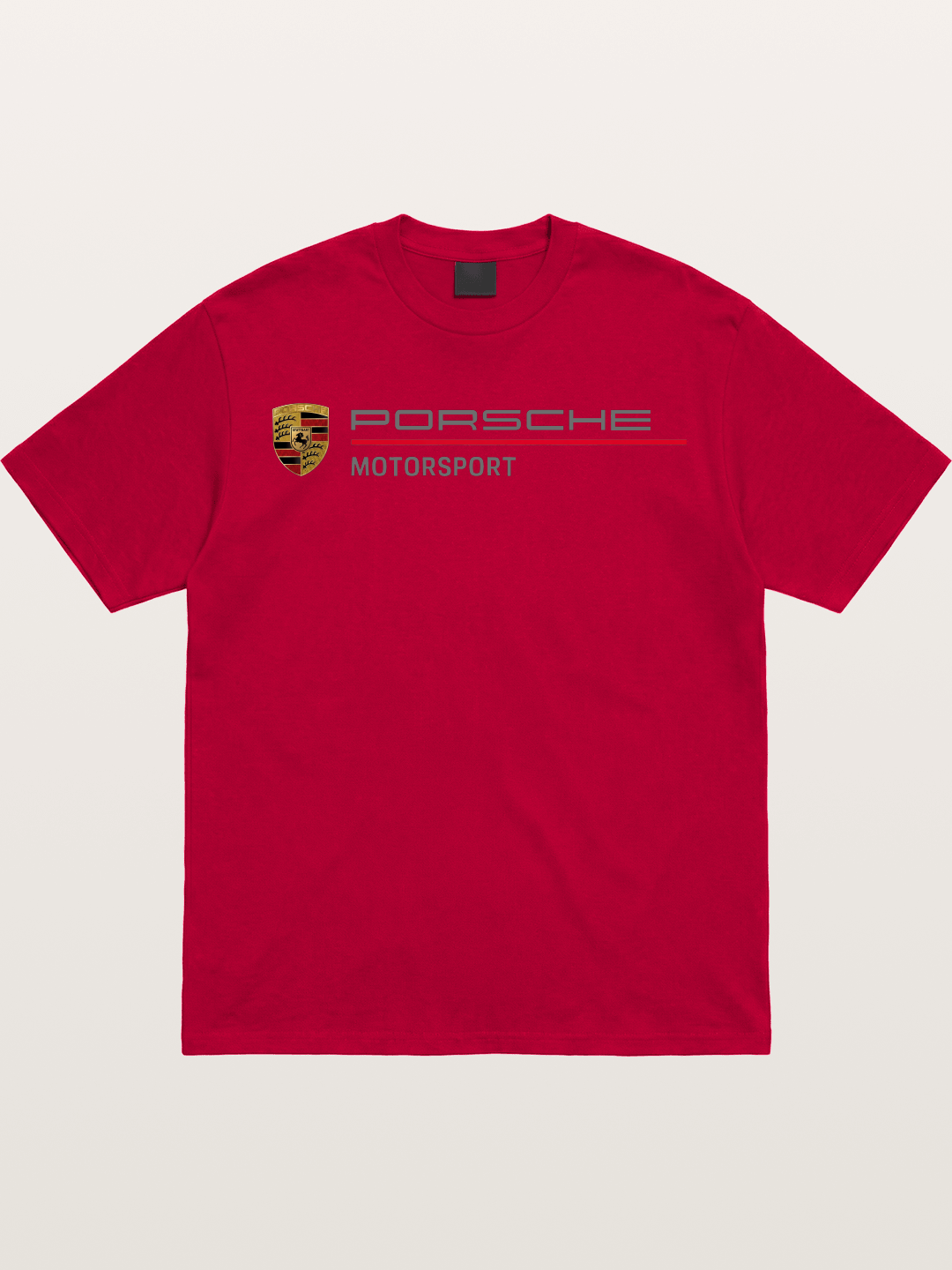 Porsche Motorsport Striped Logo Gildan T-shirt