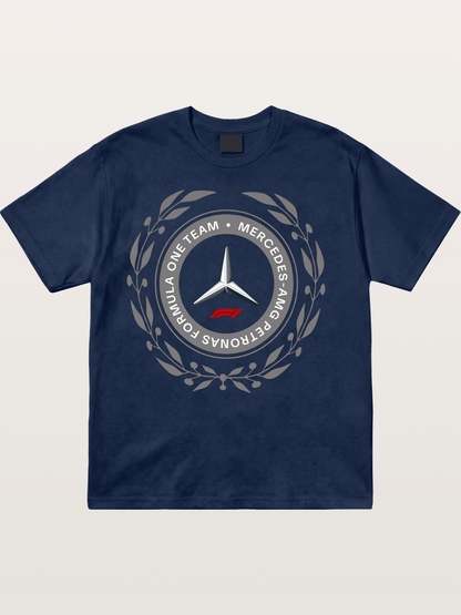 Silver Arrows One Team Logo Cotton T-shirt