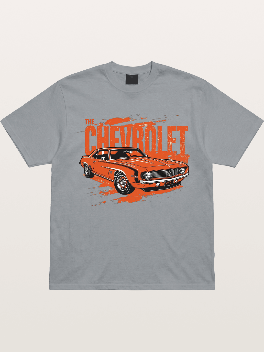 Orange Classic American Car Gildan T-shirt