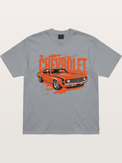 Orange Classic American Car Gildan T-shirt