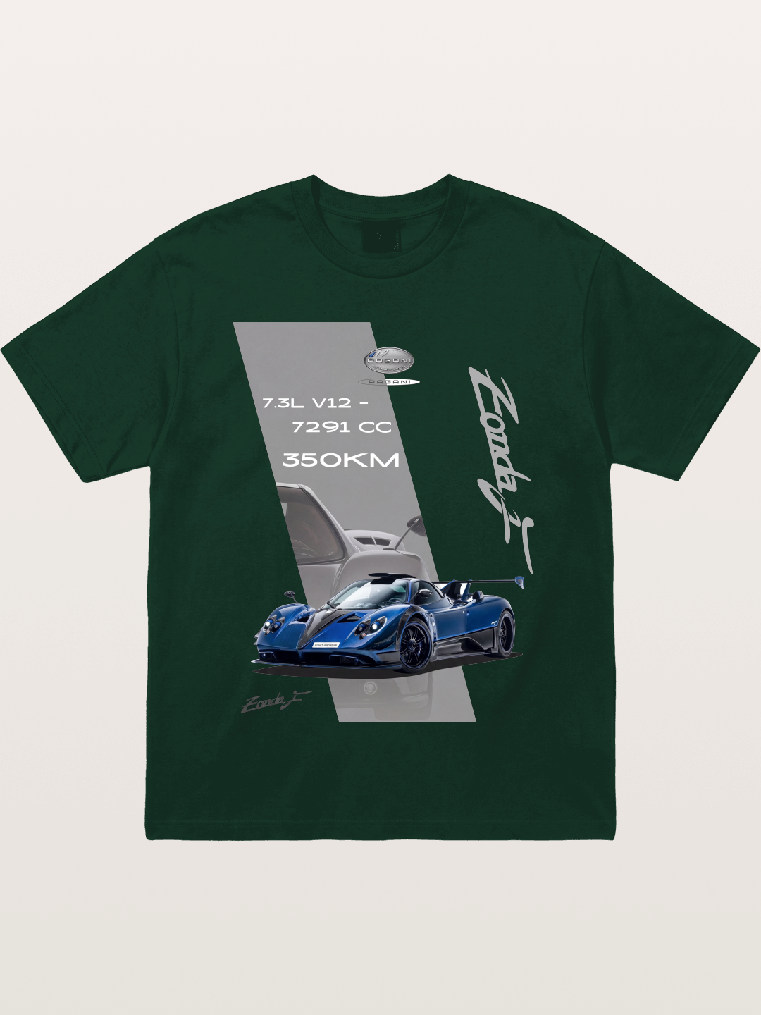 Pagani Zonda Technical Print Gildan T-shirt