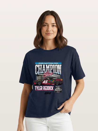 Tyler Reddick Daytona 500 Champion Print Gildan T-shirt