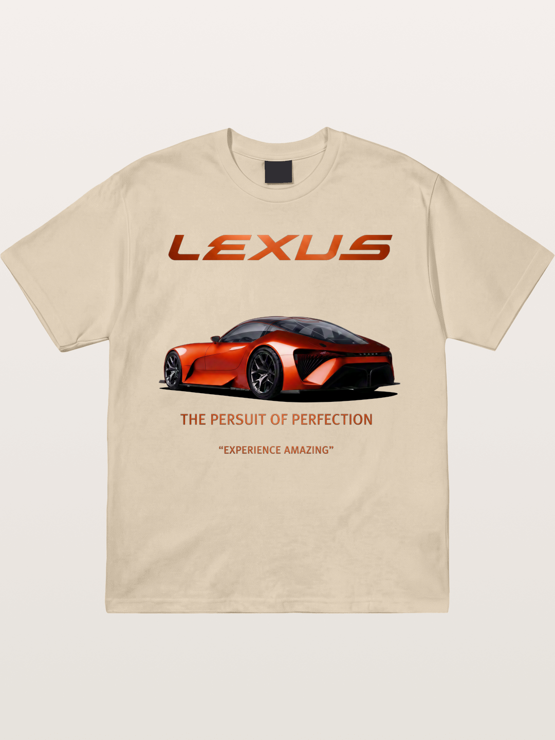 Lexus Concept Car Orange Poster Gildan T-shirt