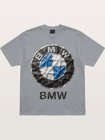 BMW Crumpled Paper Emblem Gildan T-shirt