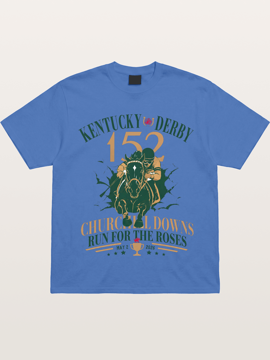 152nd Kentucky Derby Vintage Print Gildan T-shirt