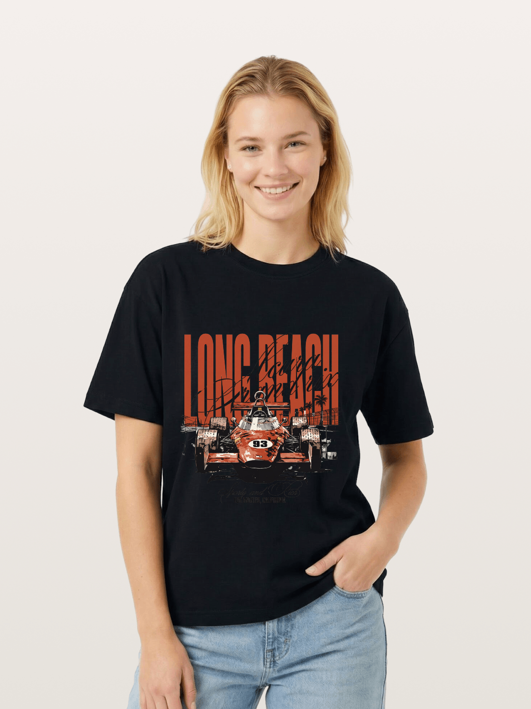 Long Beach Grand Prix Art Gildan T-shirt