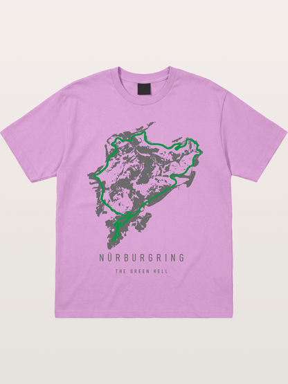 Green Hell Nu?rburgring Track Gildan T-shirt