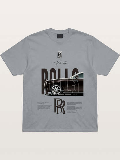 Rolls Royce Wraith Typography Gildan T-shirt