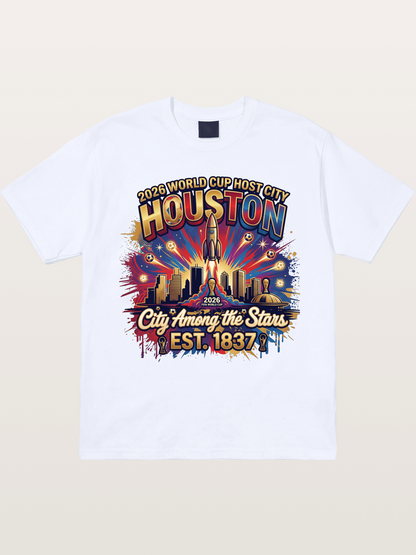 Houston 2026 Host City Art Gildan T-shirt