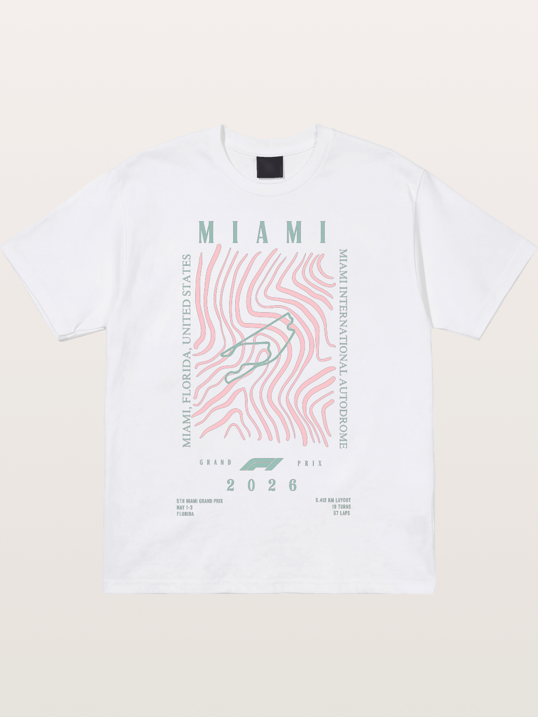 2026 Miami Grand Prix Graphic Cotton T-shirt