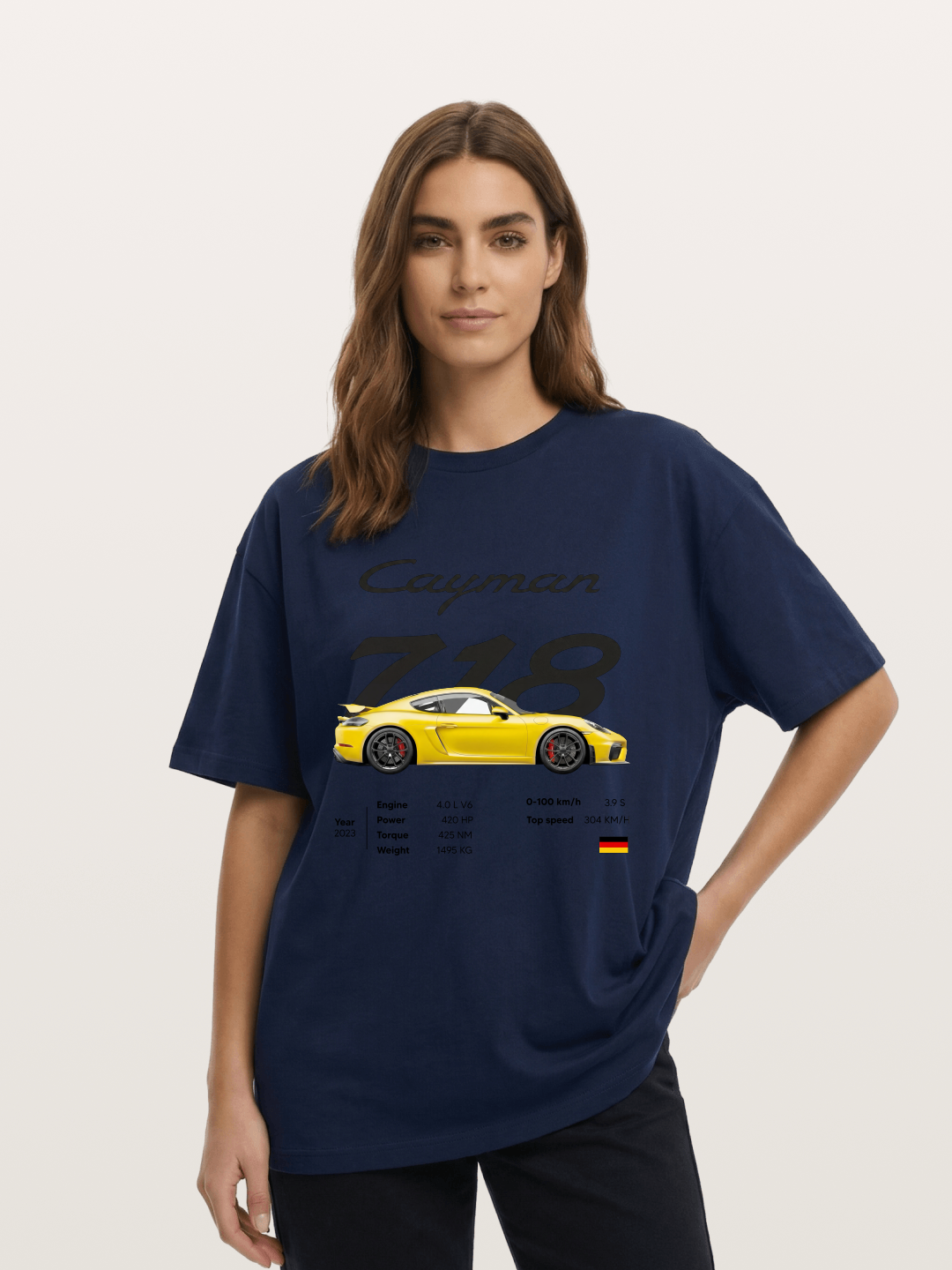 718 Porsche Vibe Cotton T-shirt