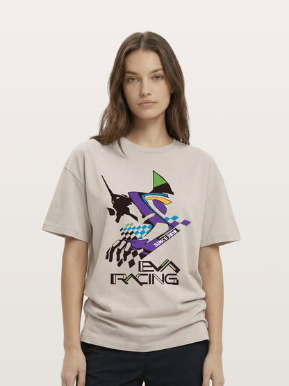 Eva Racing Checkered Flag Cotton T-shirt