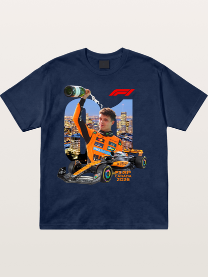 Lando Norris Canada GP 2026 Win Cotton T-shirt