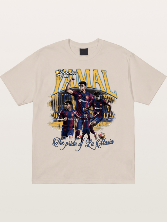 Lamine Yamal La Masia Art Cotton T-shirt