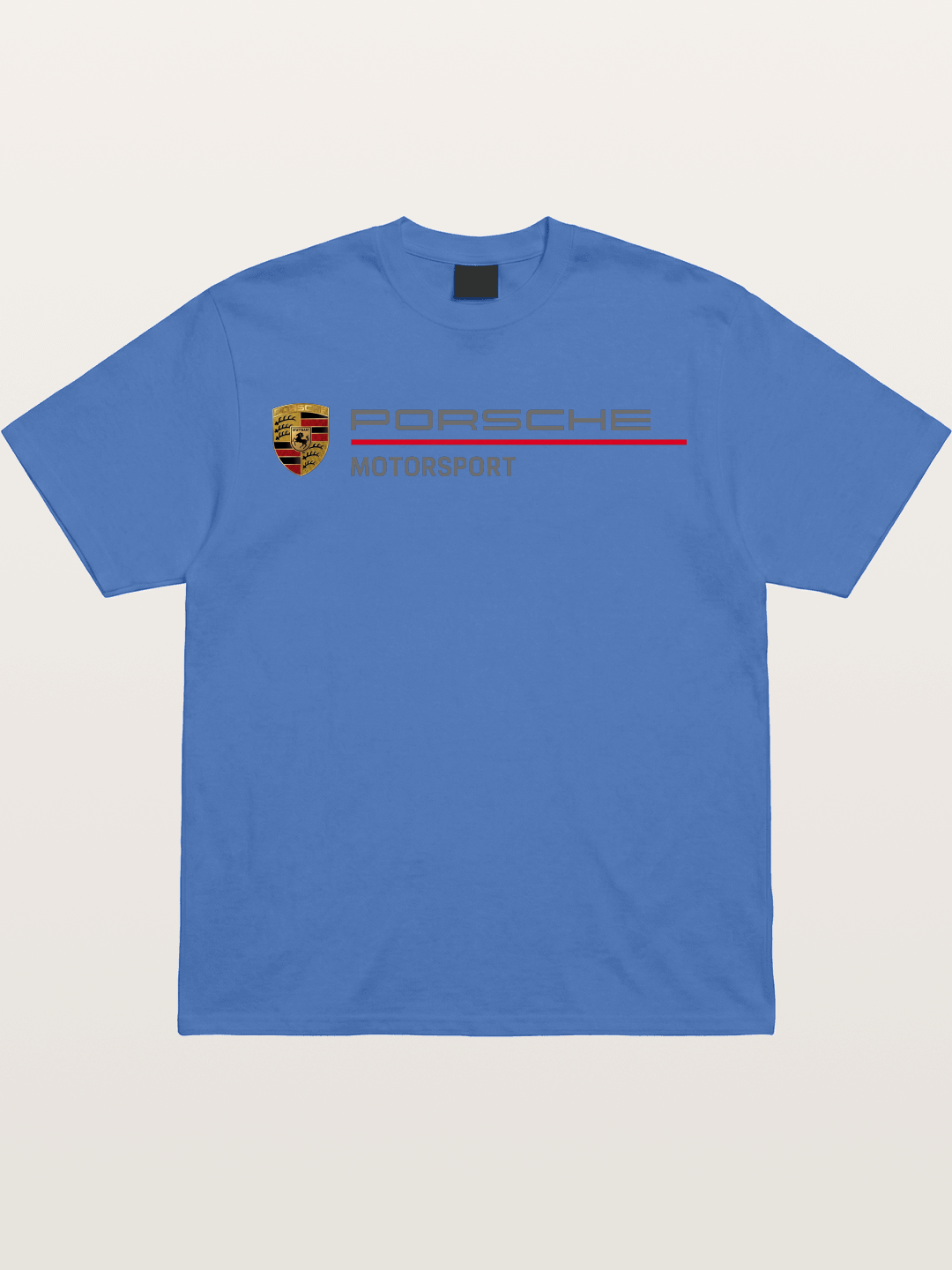 Porsche Motorsport Striped Logo Gildan T-shirt