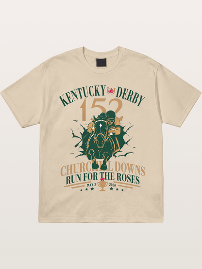 152nd Kentucky Derby Vintage Print Gildan T-shirt