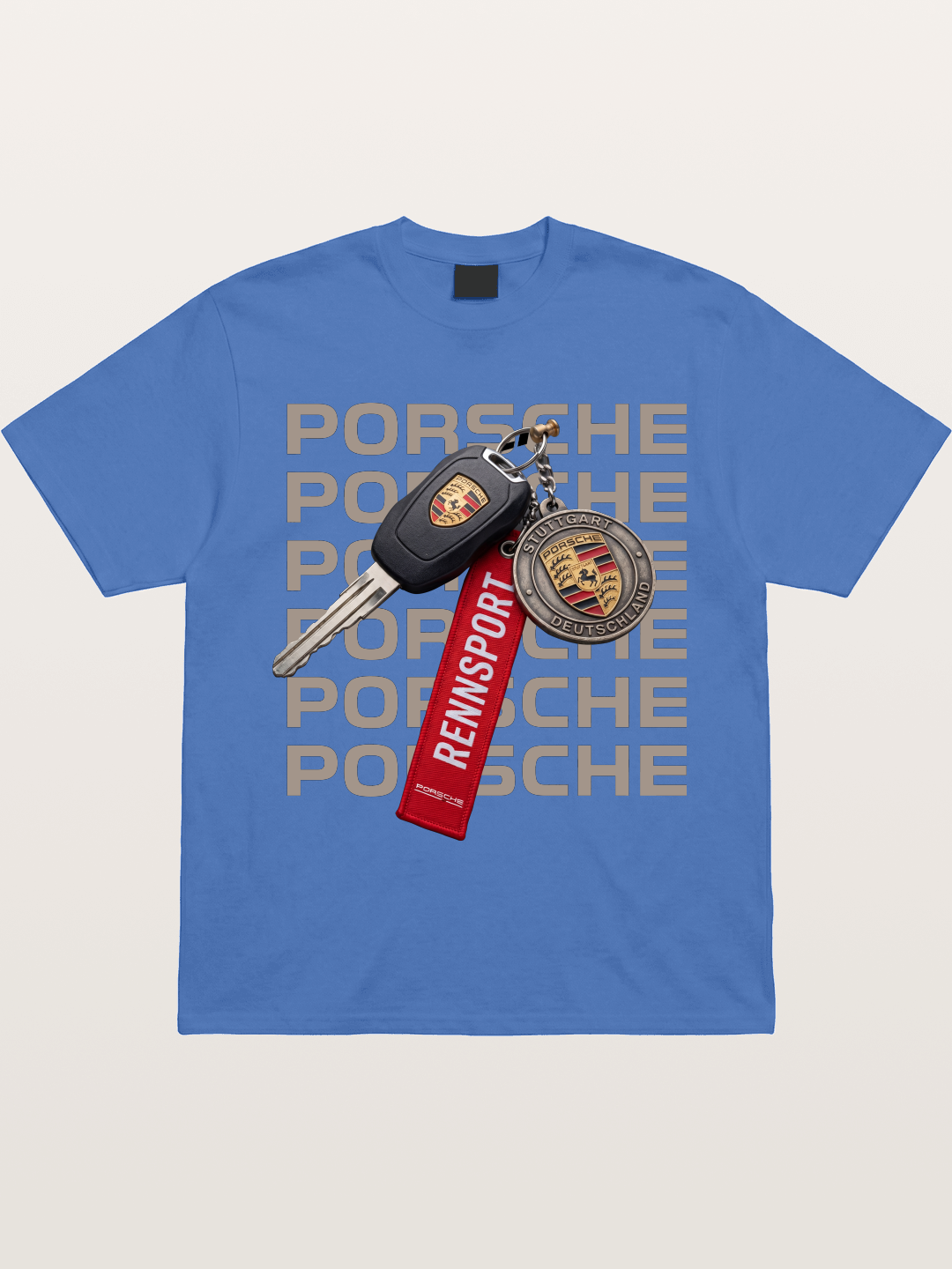 Porsche Key Rennsport Accessory Gildan T-shirt