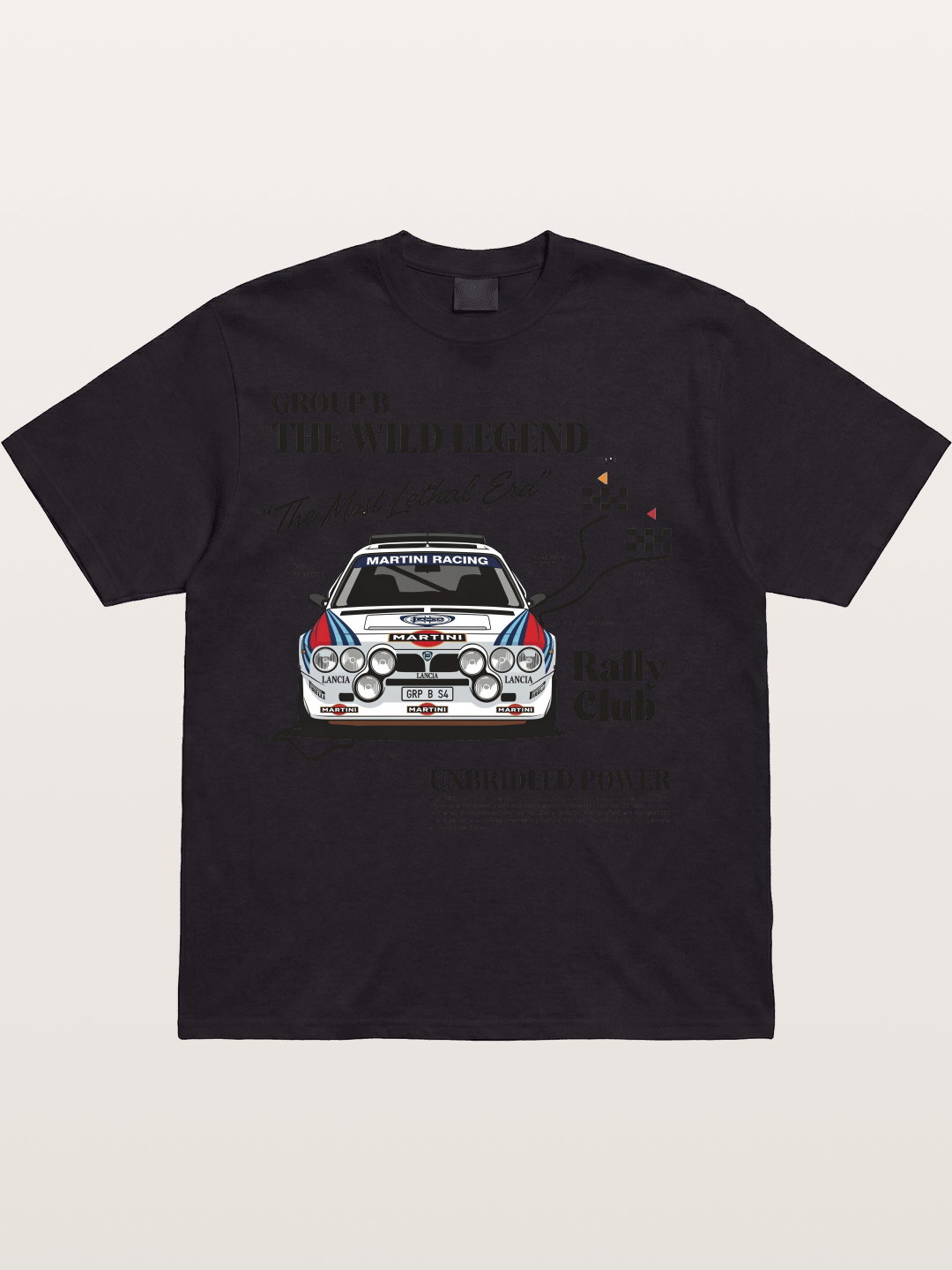 Retro Rally Cotton T-shirt