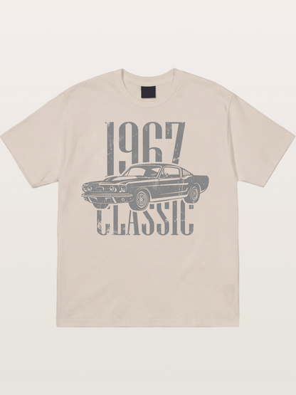 Retro Fastback Cotton T-shirt