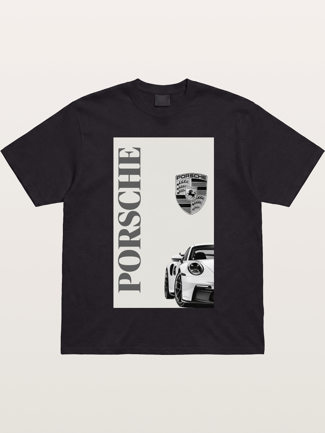 Porsche Minimal Emblem Art Gildan T-shirt