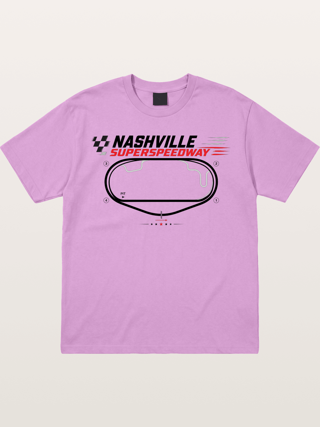 Nashville Superspeedway Oval Layout Gildan T-shirt