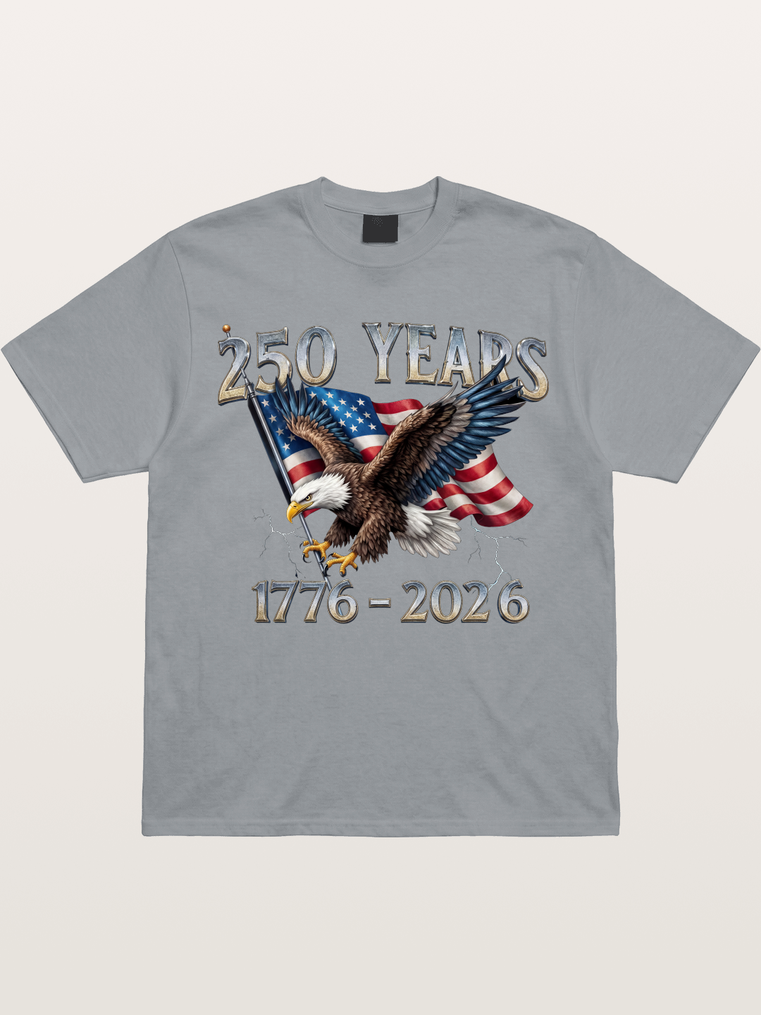 American Eagle 250th Anniversary Flag Gildan T-shirt