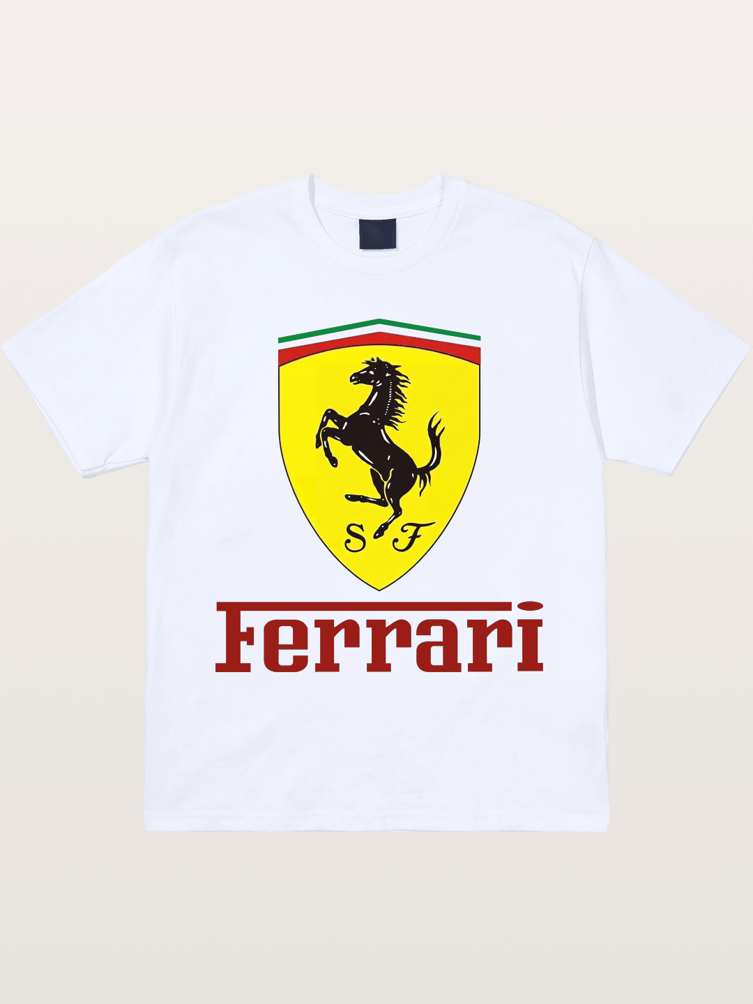 Ferrari Prancing Horse Shield Gildan T-shirt