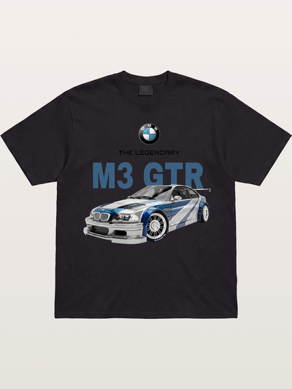 BMW M3 GTR Legend Print Gildan T-shirt