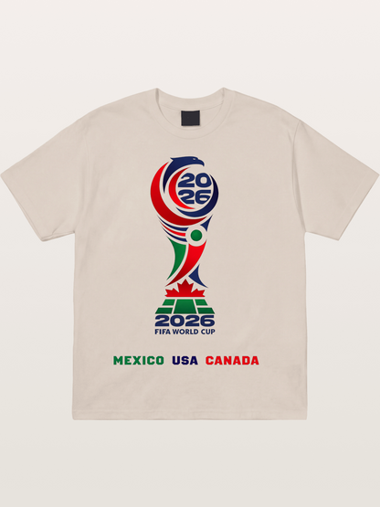 2026 World Cup Logo Art Cotton T-shirt