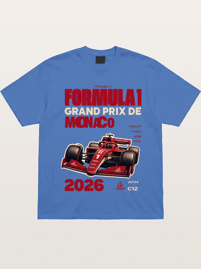 Red Monaco F1 2026 Poster Gildan T-shirt