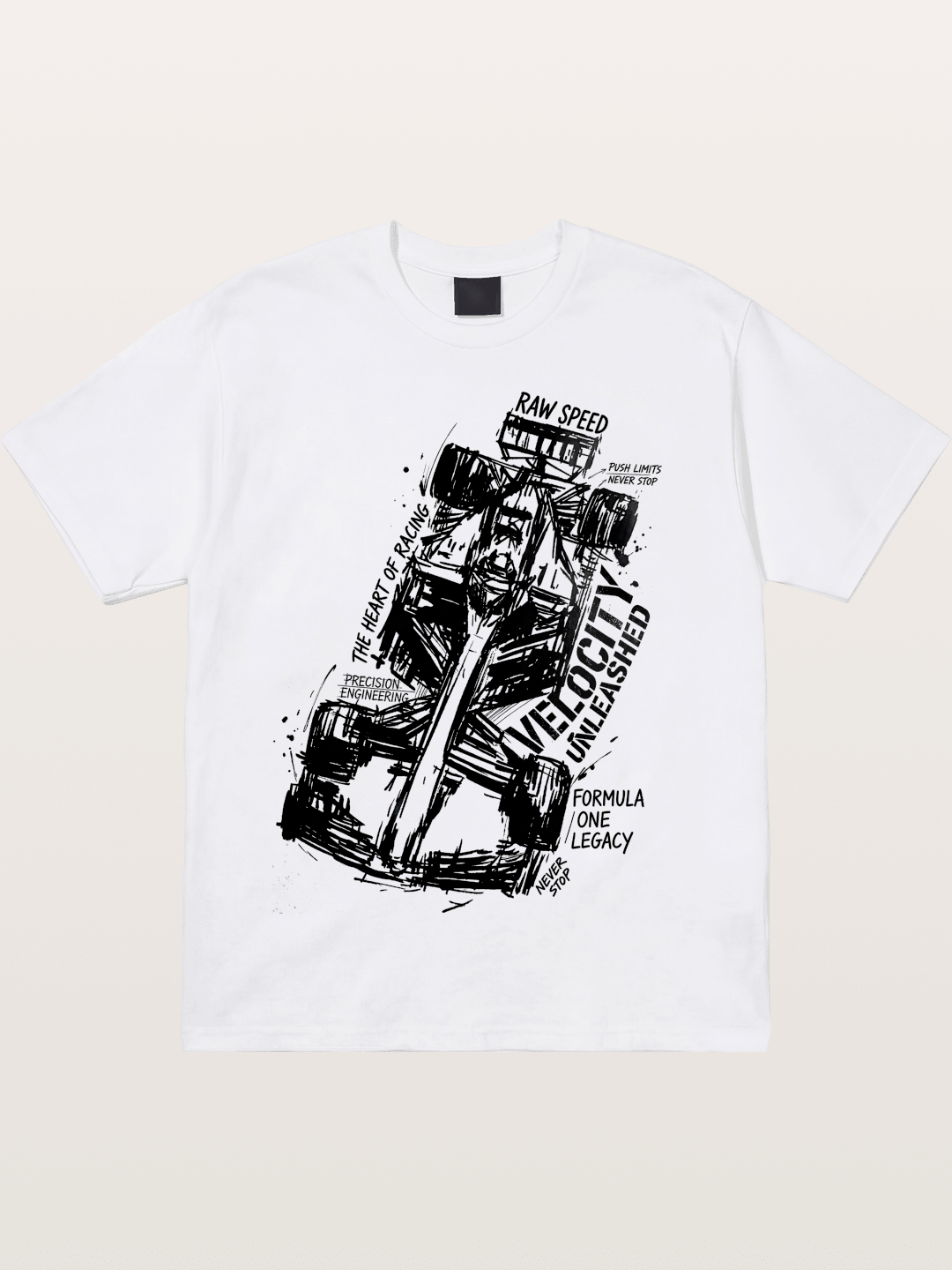 Raw Speed Unleashed Cotton T-shirt
