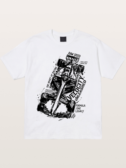 Raw Speed Unleashed Cotton T-shirt