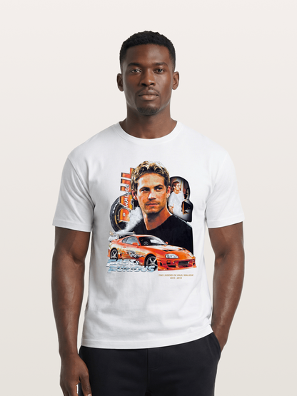 Orange Supra Fast & Furious Cotton T-shirt