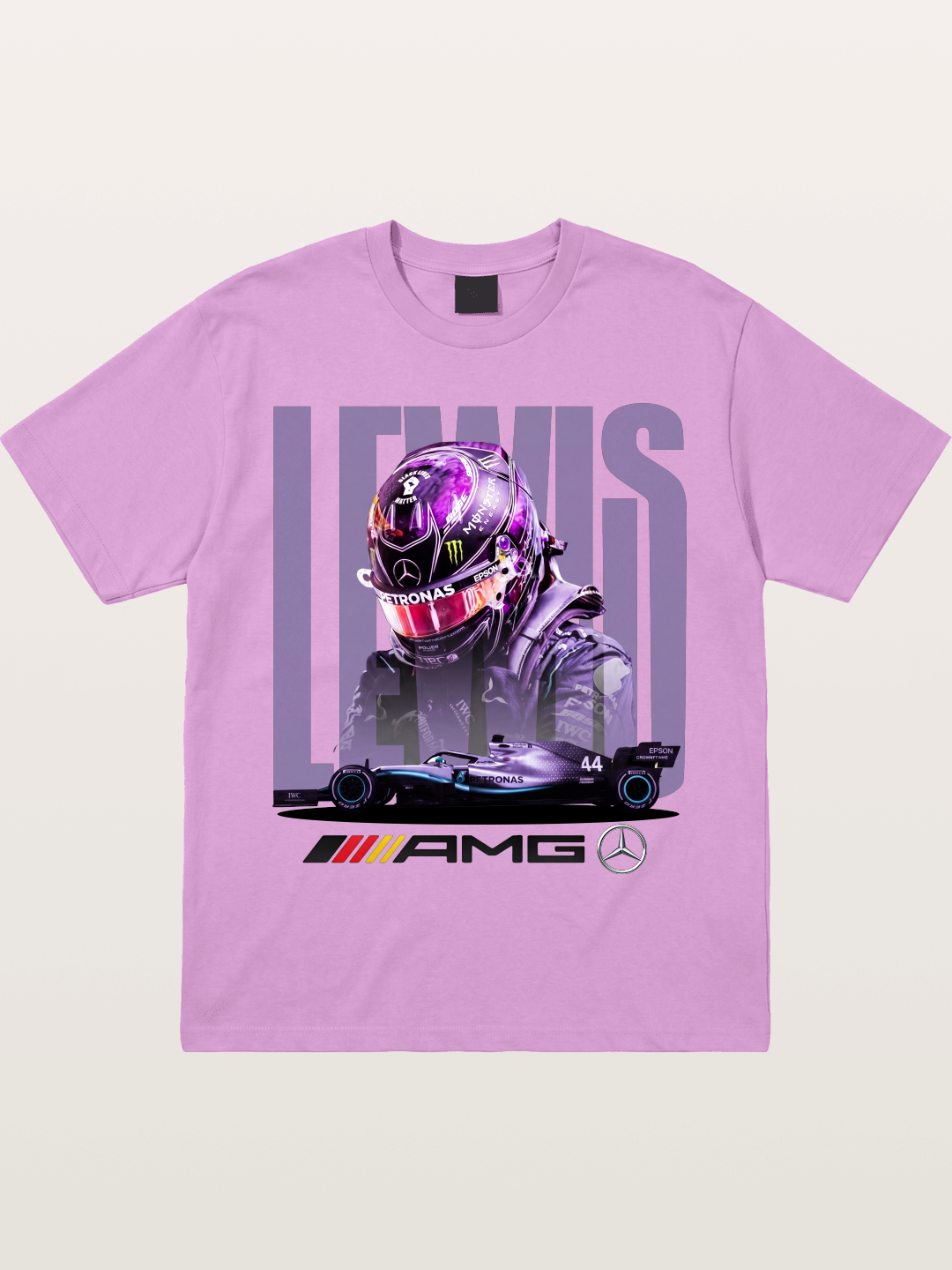 Hamilton 44 Mercedes F1 Gildan T-shirt