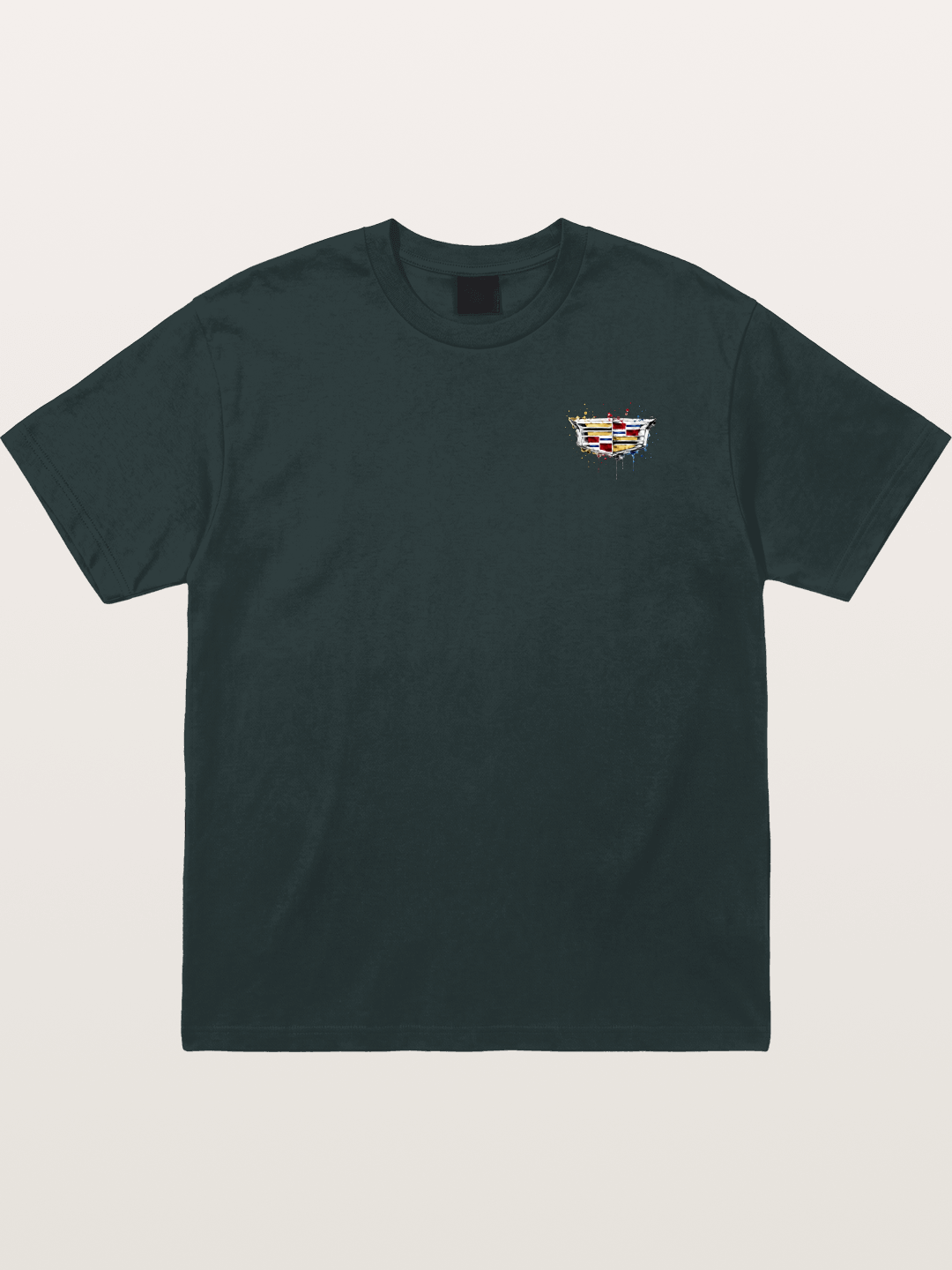Cadillac Watercolor Logo Print Gildan T-shirt
