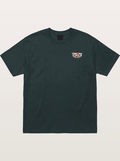 Cadillac Watercolor Logo Print Gildan T-shirt