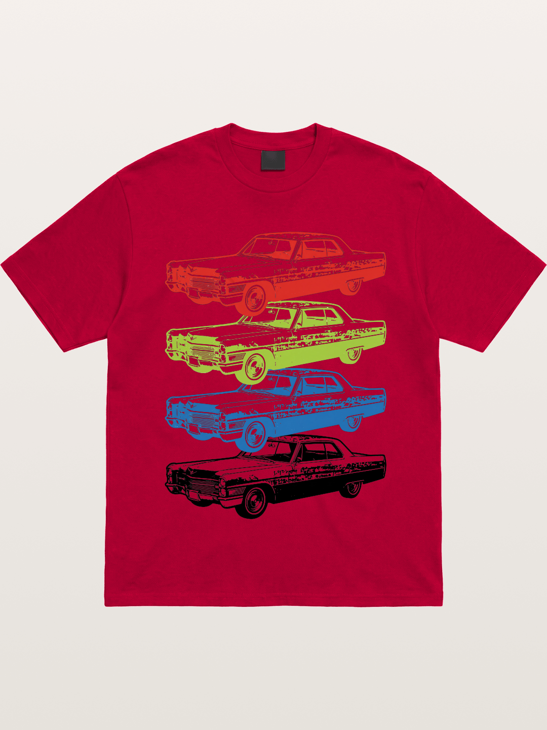 Classic Car Evolution Print Gildan T-shirt