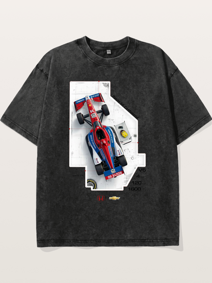 Blueprint Route66 IndyCar Card Washed T-shirt