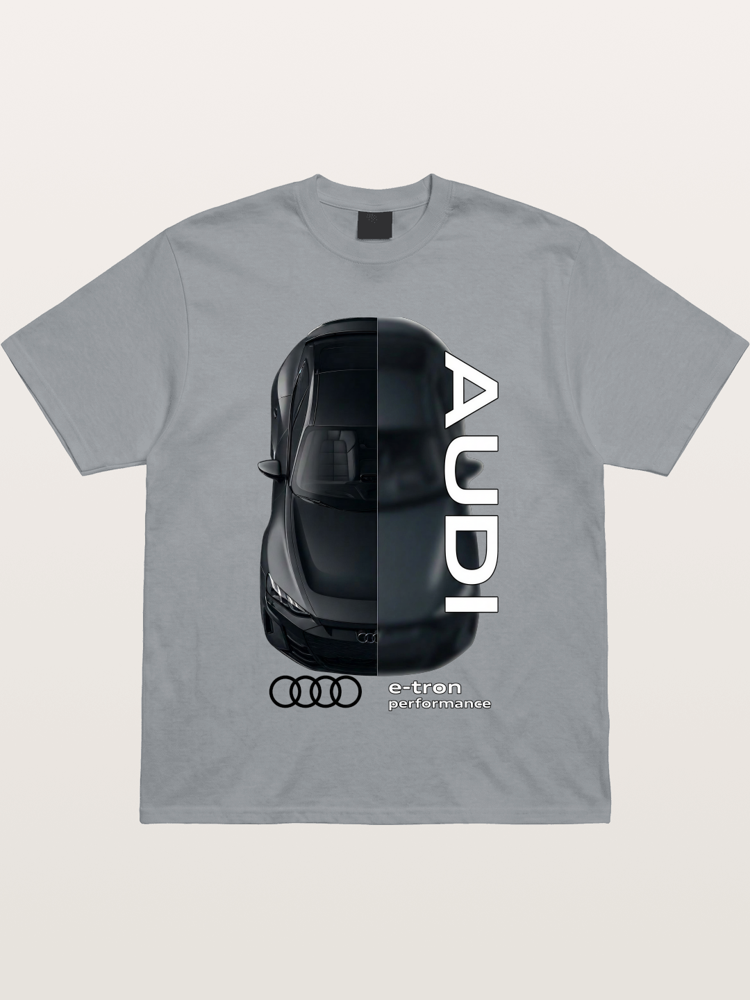Audi E-Tron Split View Print Gildan T-shirt