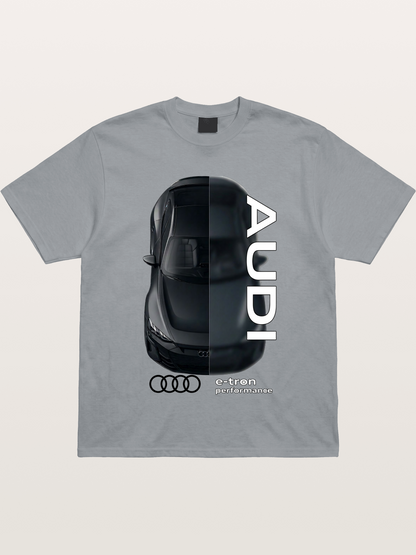 Audi E-Tron Split View Print Gildan T-shirt