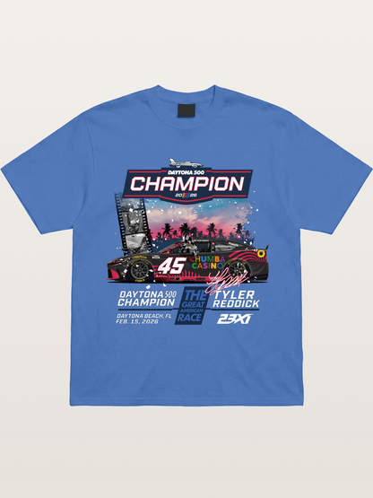 Tyler Reddick 45 Champion Car Art Gildan T-shirt