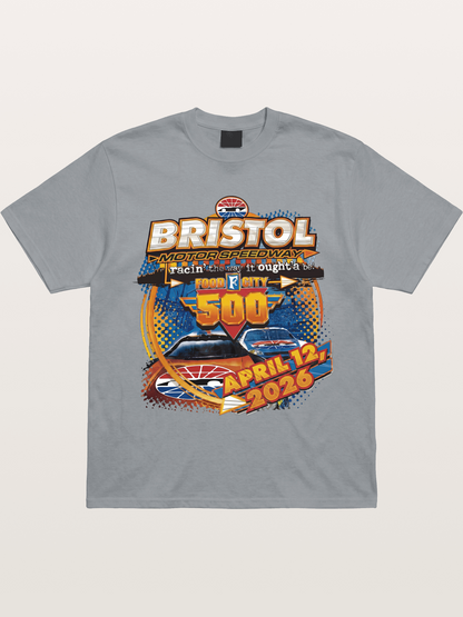 2026 Bristol Food City 500 Print Gildan T-shirt