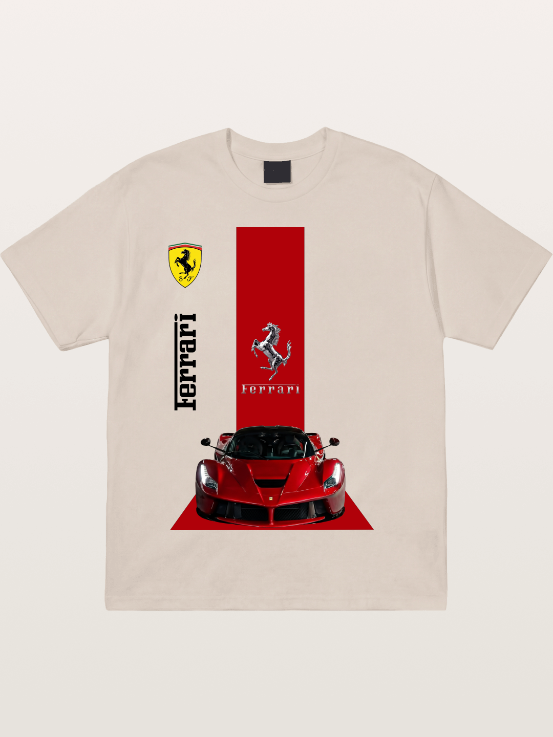 Prancing Speed Cotton T-shirt