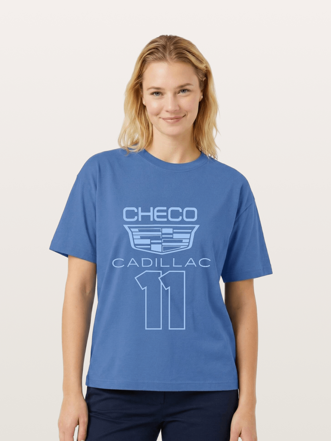 Checo Cadillac #11 Racing Emblem Gildan T-shirt