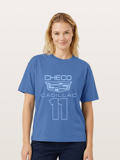 Checo Cadillac #11 Racing Emblem Gildan T-shirt