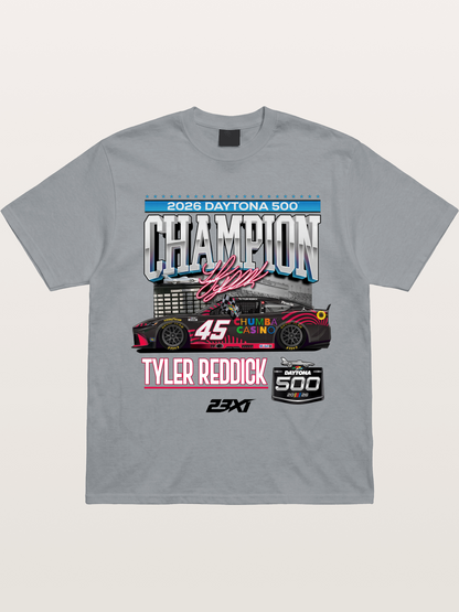 Tyler Reddick Daytona 500 Champion Print Gildan T-shirt