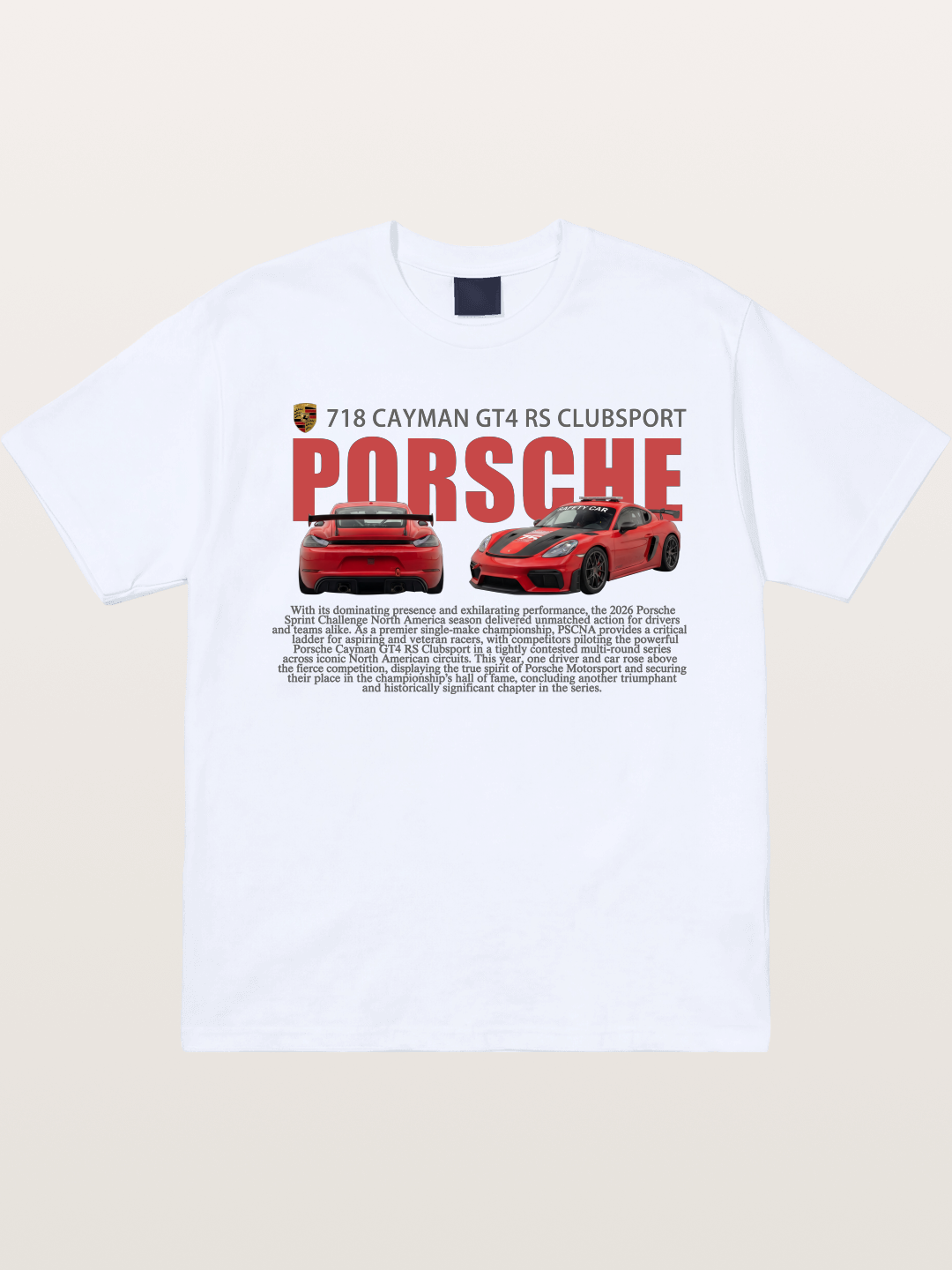 Porsche 718 Cayman GT4 RS Gildan T-shirt