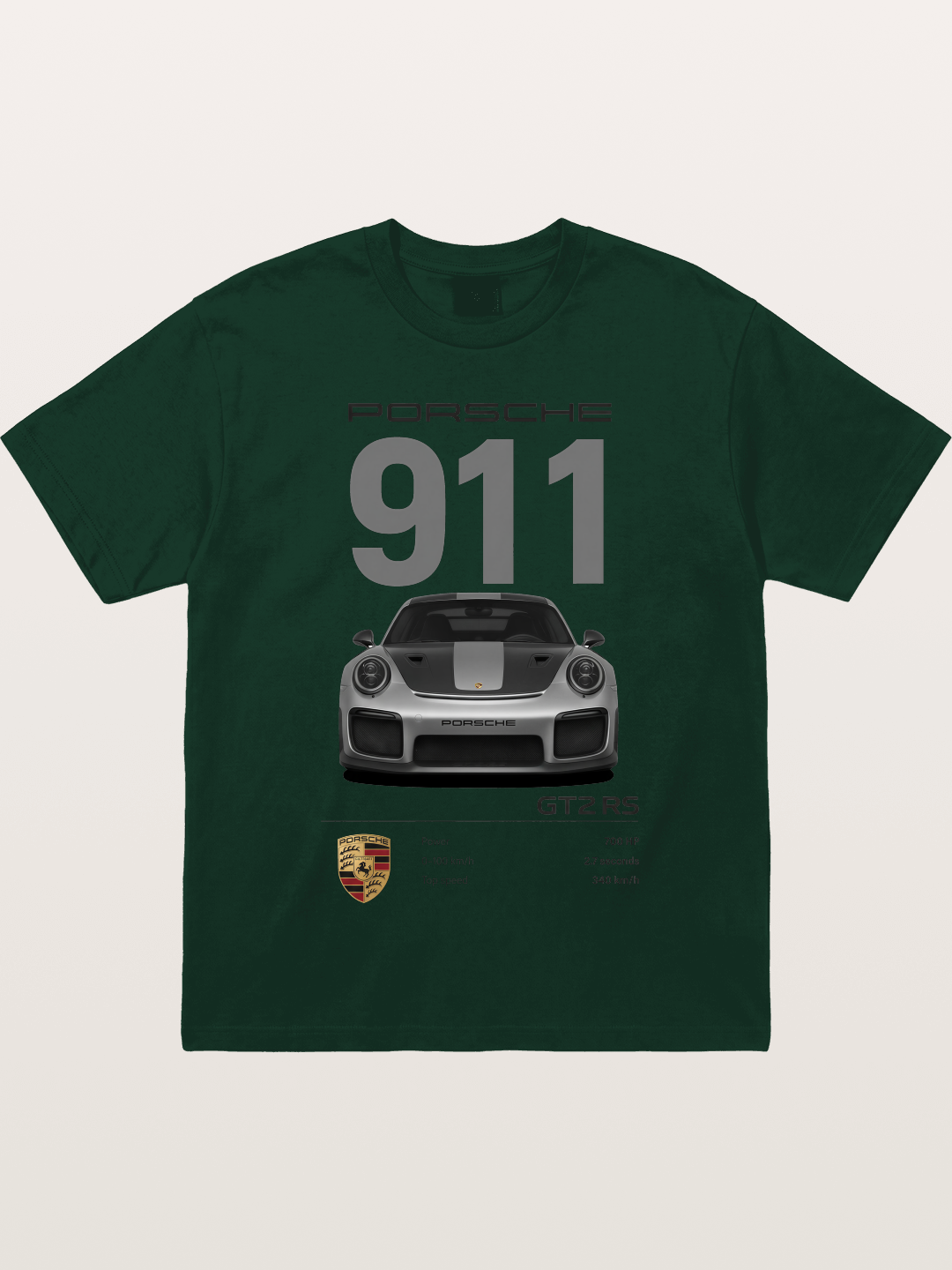 911 GT2 RS Spec Sheet Art Gildan T-shirt