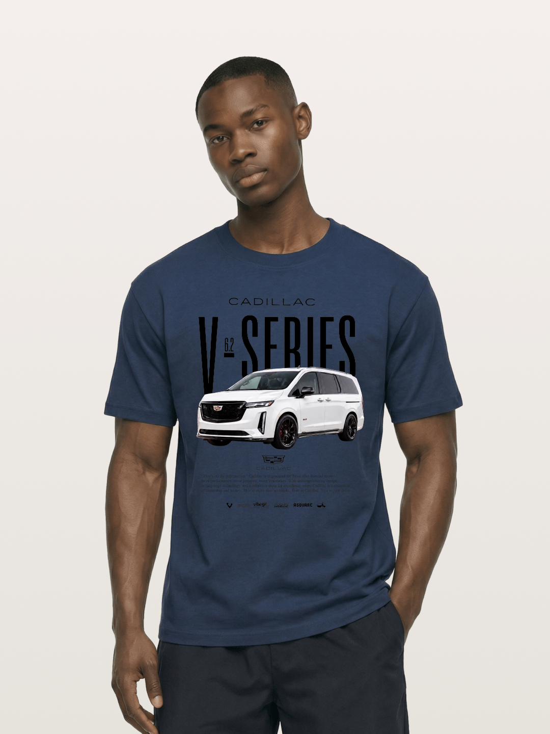 Cadillac V-Series SUV Graphic Cotton T-shirt