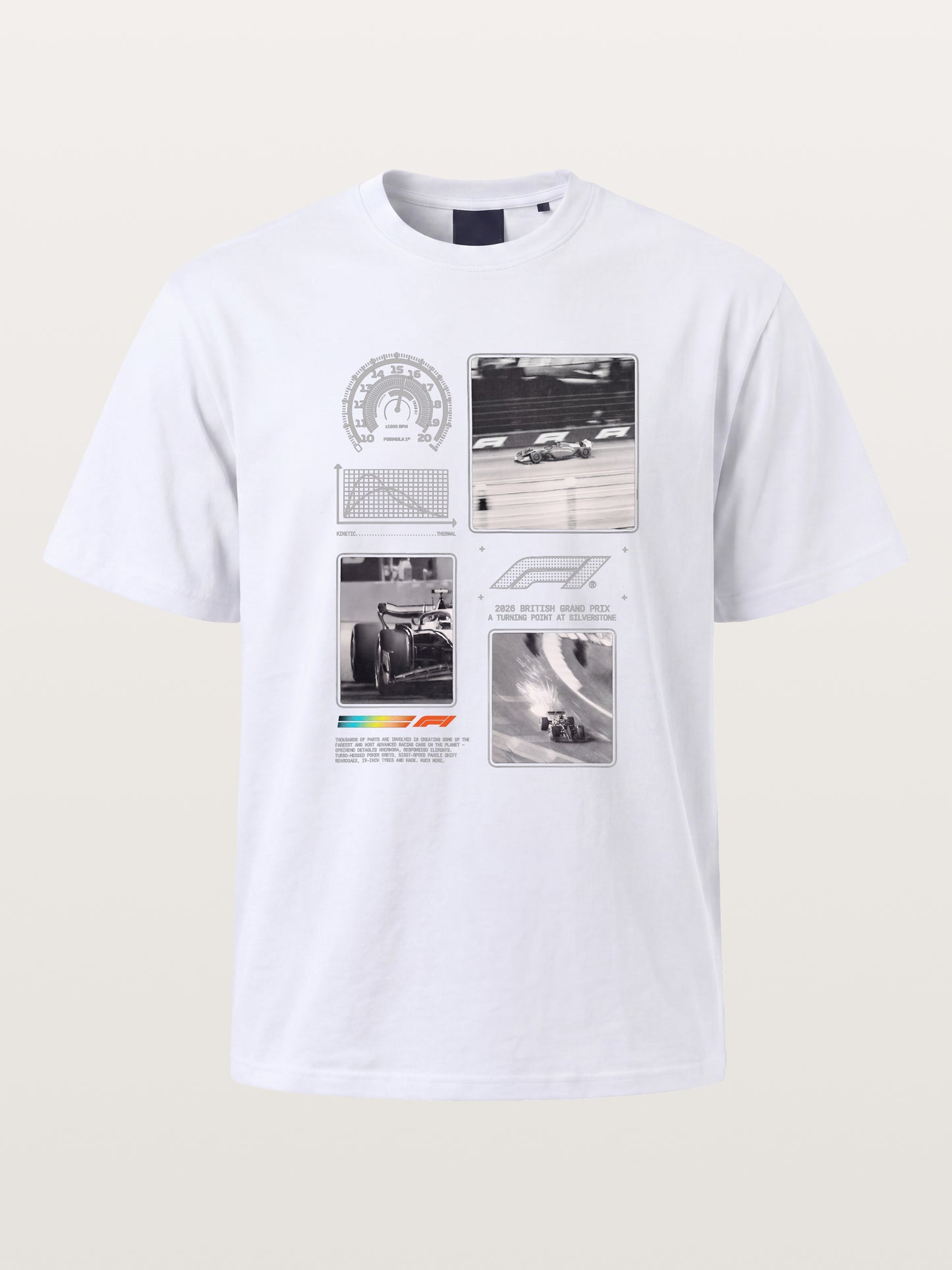 Silverstone F1 Vintage Race Archive Cotton T-shirt